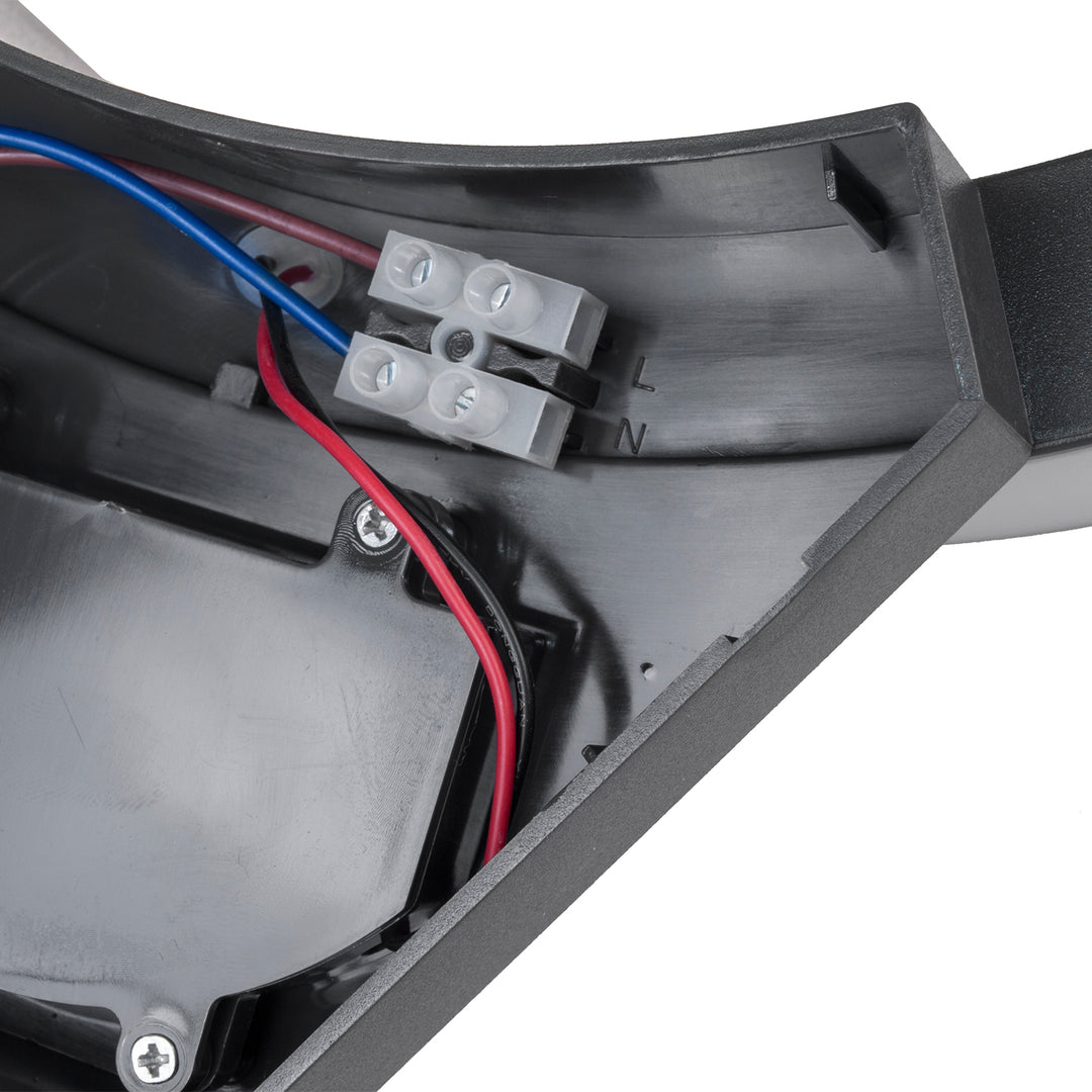 LED lampa s pohybovým čidlem Maclean, infračervené pohybové čidlo, šedá barva, 10 W, IP54, 800 lm, MCE290 GR, 4 kusy