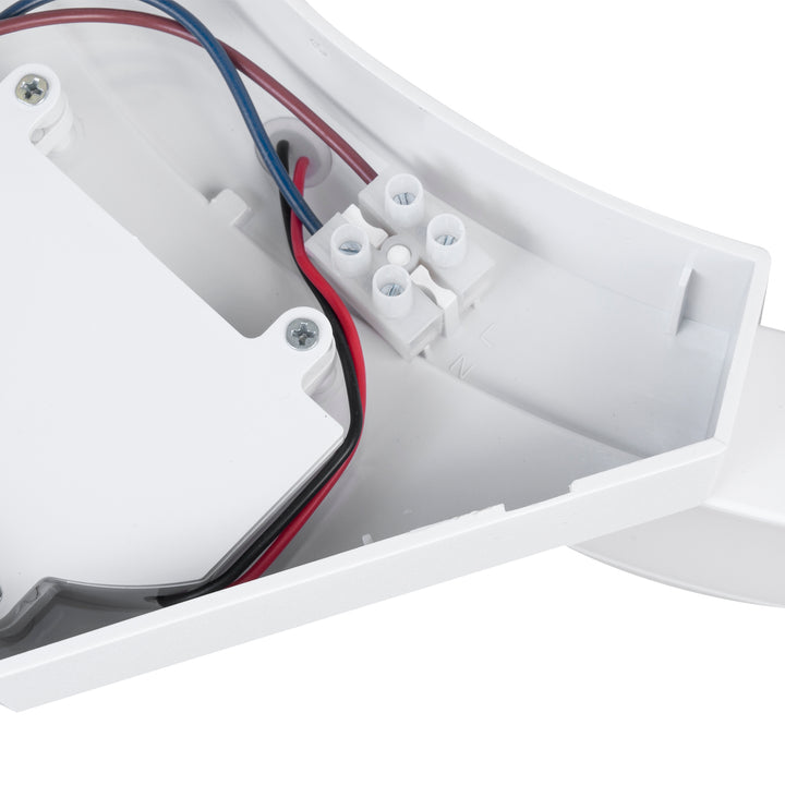LED lampa s pohybovým čidlem Maclean, PIR čidlo, bílá barva, 10 W, IP54, 800 lm, MCE290 W, 4 kusy