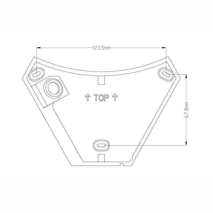 LED lampa s pohybovým čidlem Maclean, PIR čidlo, bílá barva, 10 W, IP54, 800 lm, MCE290 W, 4 kusy