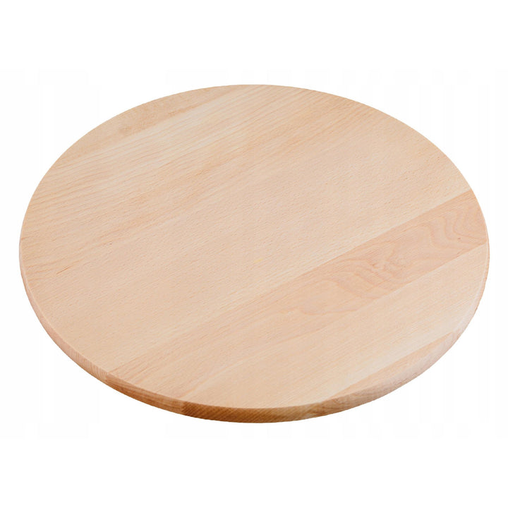 Otočný podnos Practic, na servírování občerstvení a pizzy, bukové dřevo, průměr 40 cm, 20090700