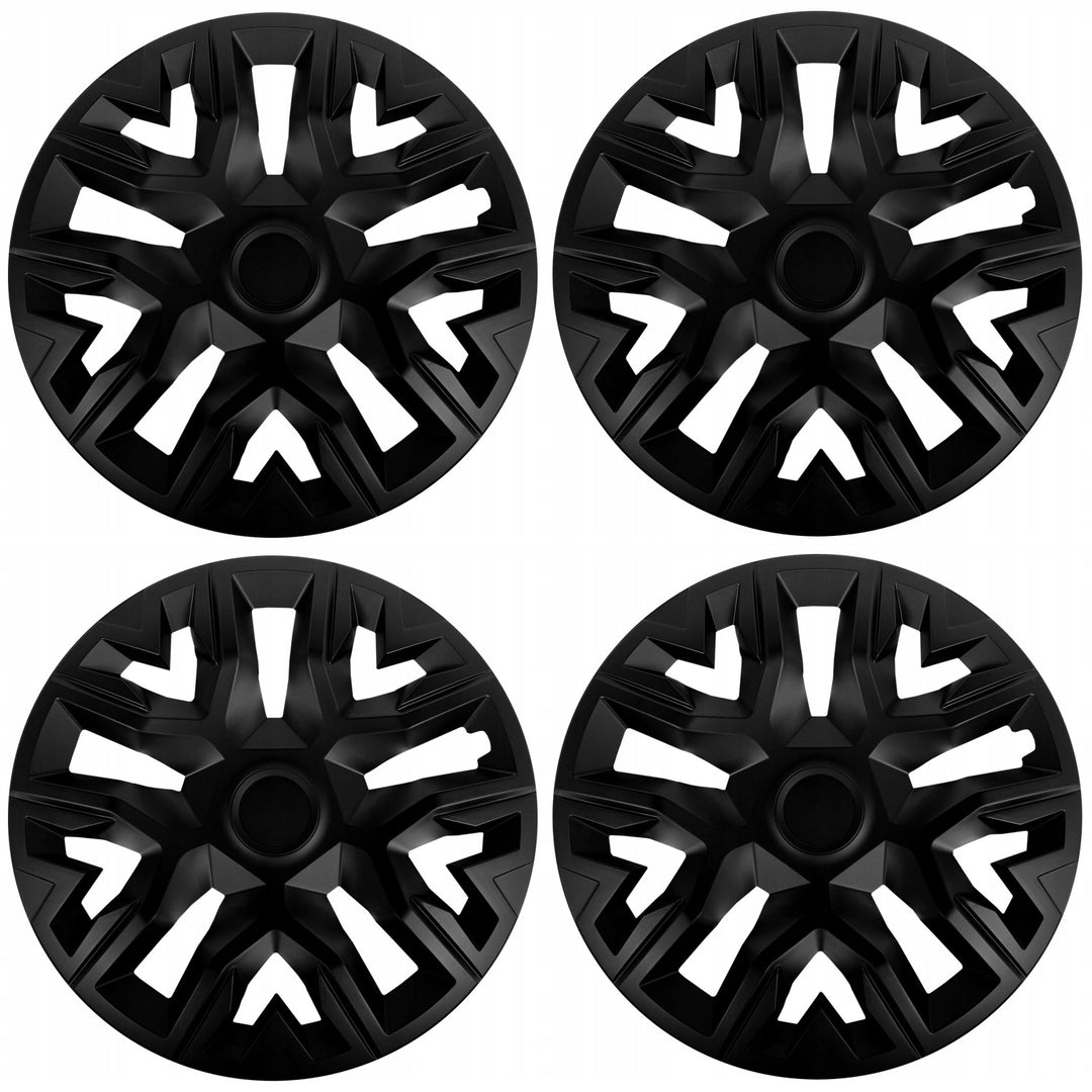 Univerzální autokryty 16'' NRM The Best, černé, sada 4 kusů