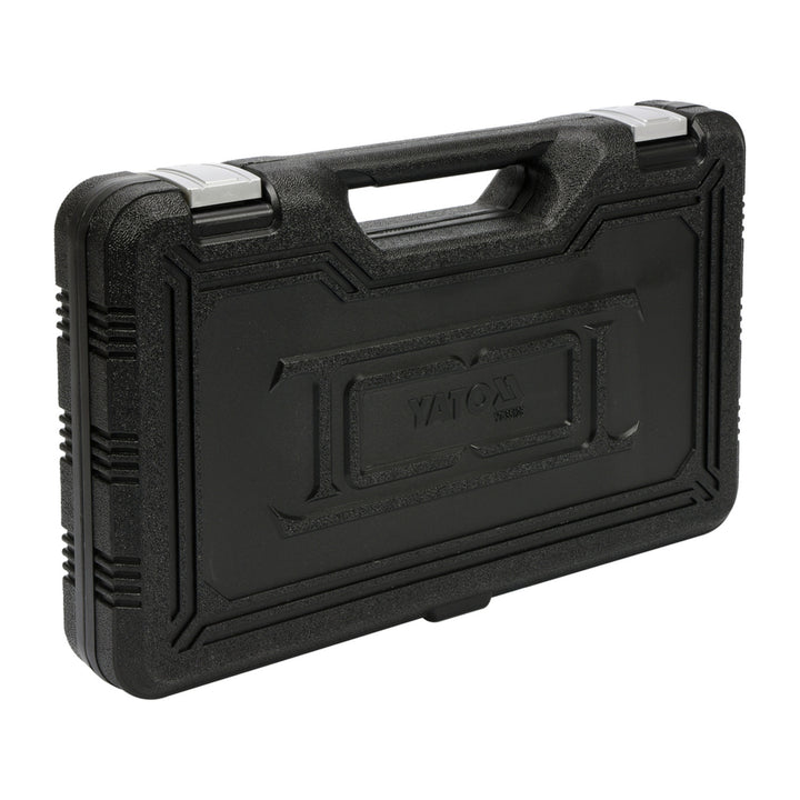 Ruční nýtovačka Yato, pro nýtovací matice velikostí M3–M12, protiskluzová rukojeť, hlavy z odolné oceli CrMo, YT-36128