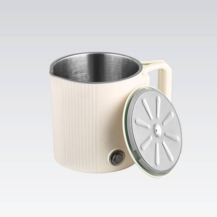 Elektrická konvice / cestovní hrnec Maestro, 2 v 1, objem 0,8 l, výkon 600 W, sklopná rukojeť, přepínač napětí 110 V/230 V, barva béžová, MR-009-BEIGE