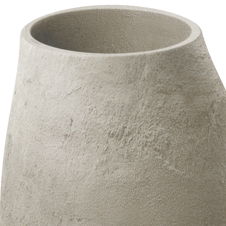Květináč Ethick Epocco Bold, průměr 48 cm, výška 60 cm, matný povrch, odolný proti povětrnostním vlivům, odtokový otvor, písková barva, TEP48B-101GR