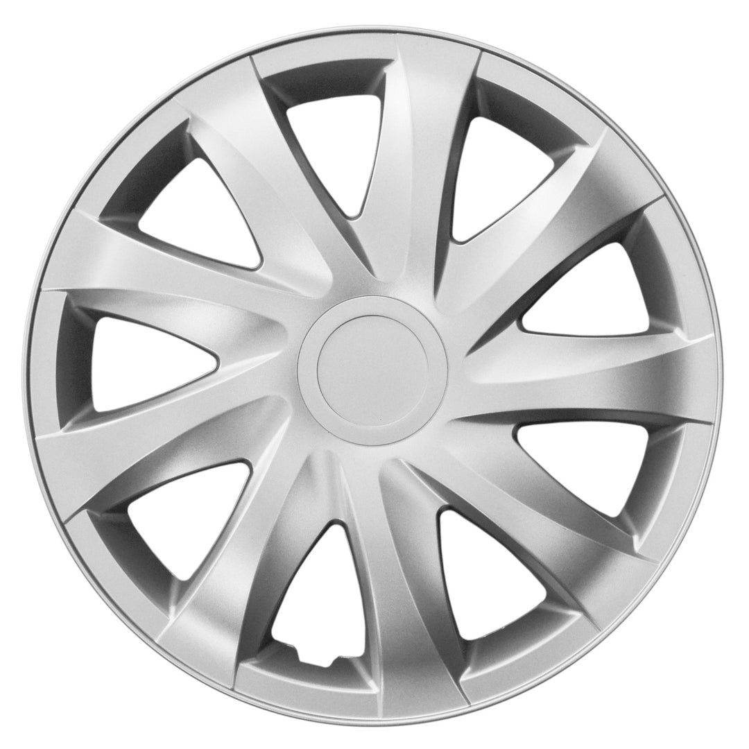 Univerzální kryt kola 14'' NRM Draco, stříbrný, 1 ks