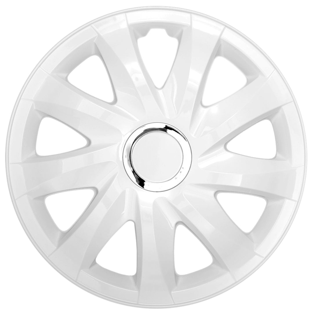 Univerzální kryt kola 14'' NRM Drift, bílý lak, 1 ks
