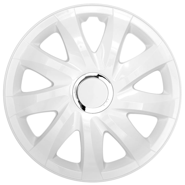Univerzální kryt kola 14'' NRM Drift, bílý lak, 1 ks