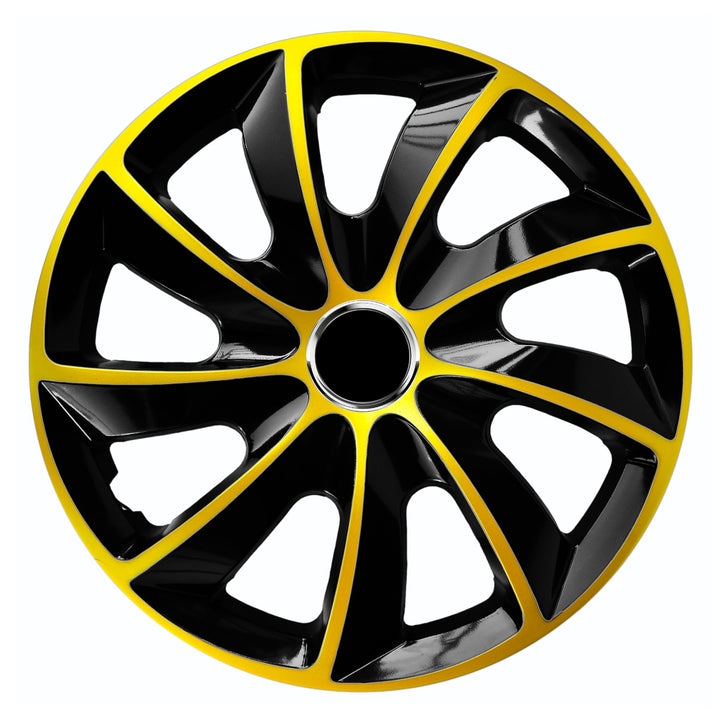 Univerzální kryt kola 16'' NRM Stig Extra, černozlatý, 1 ks