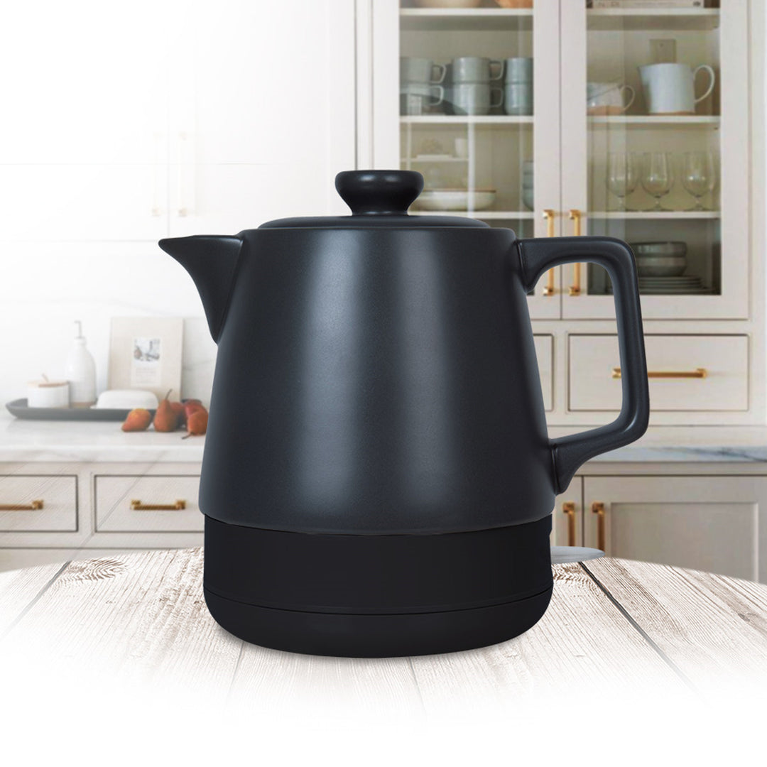 Keramická konvice Maestro, objem 1 l, příkon 1200 W, černá barva, MR-071
