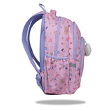Školní batoh Hello Kitty Coolpack, velikost Primo Pro (16"), tvarovaná zádová část a polstrované ramenní popruhy, 2 hlavní přihrádky a kapsa na notebook, zpevněné dno, F162025