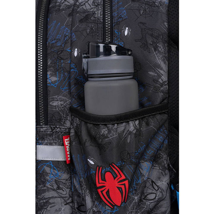 Školní batoh Spiderman Coolpack, velikost Jerry (15"), tvarovaná záda, 3 prostorné přihrádky, zpevněné dno, F029777