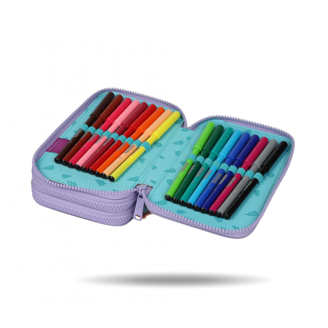 Školní sada Stitch Coolpack, dvoupolový batoh Jerry (15"), penál Jumper 3 a sportovní taška na boty