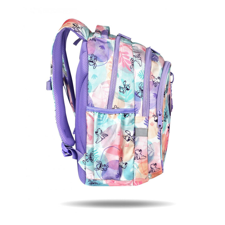 Školní sada Stitch Coolpack, dvoupolový batoh Jerry (15"), penál Jumper 3 a sportovní taška na boty