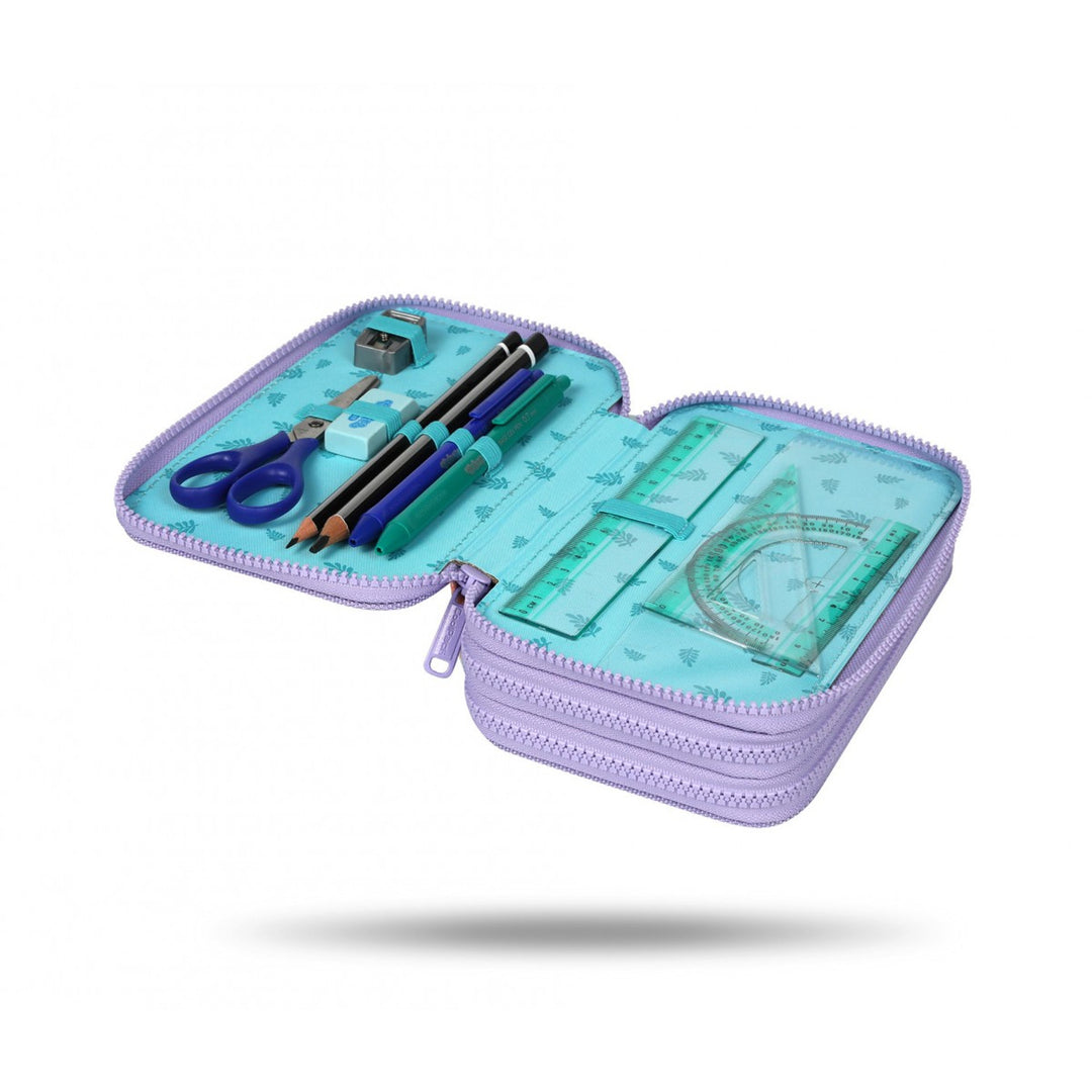 Školní sada Stitch Coolpack, dvoupolový batoh Jerry (15"), penál Jumper 3 a sportovní taška na boty