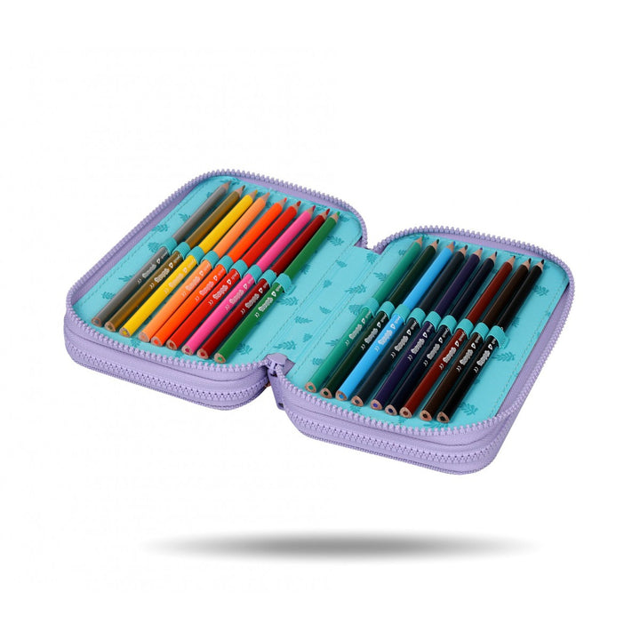 Školní sada Stitch Coolpack, dvoupolový batoh Jerry (15"), penál Jumper 3 a sportovní taška na boty