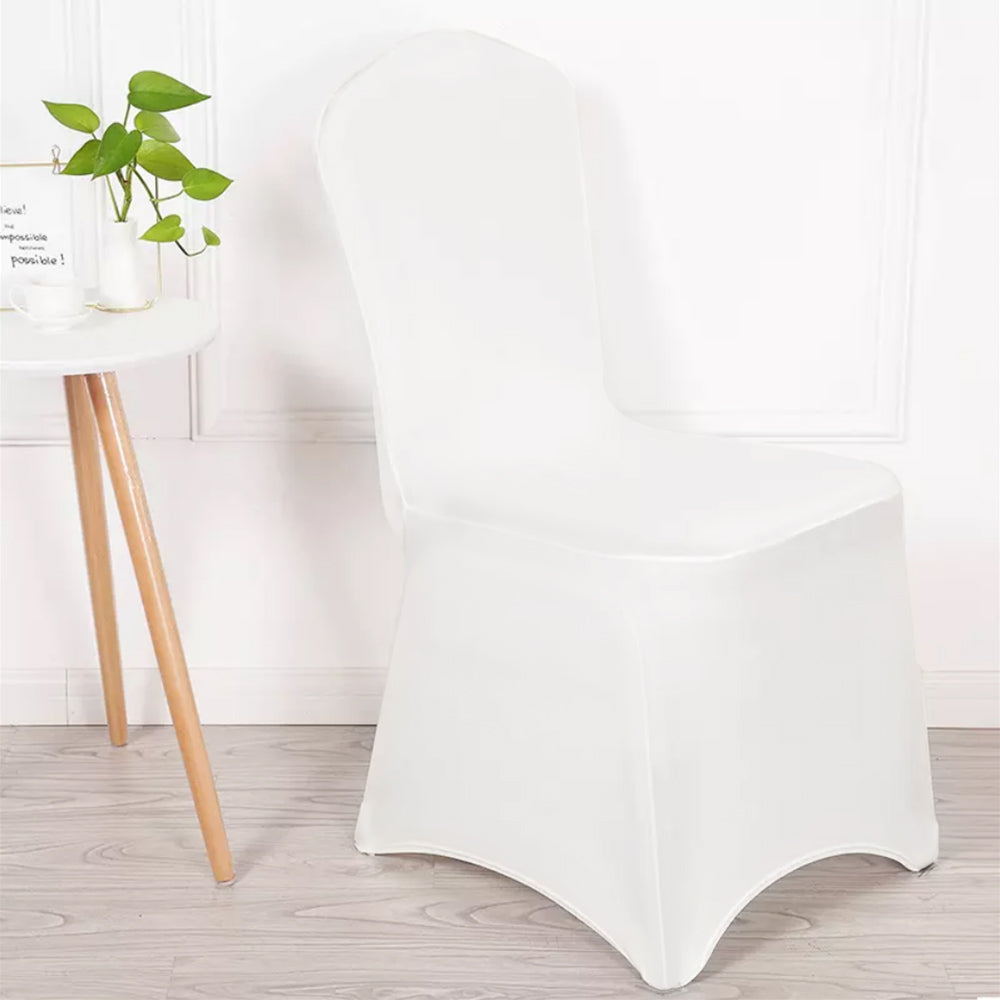 Potah na cateringovou židli, bílý, GreenBlue, 88 x 50 x 45 cm, spandex, GB374, 4 ks