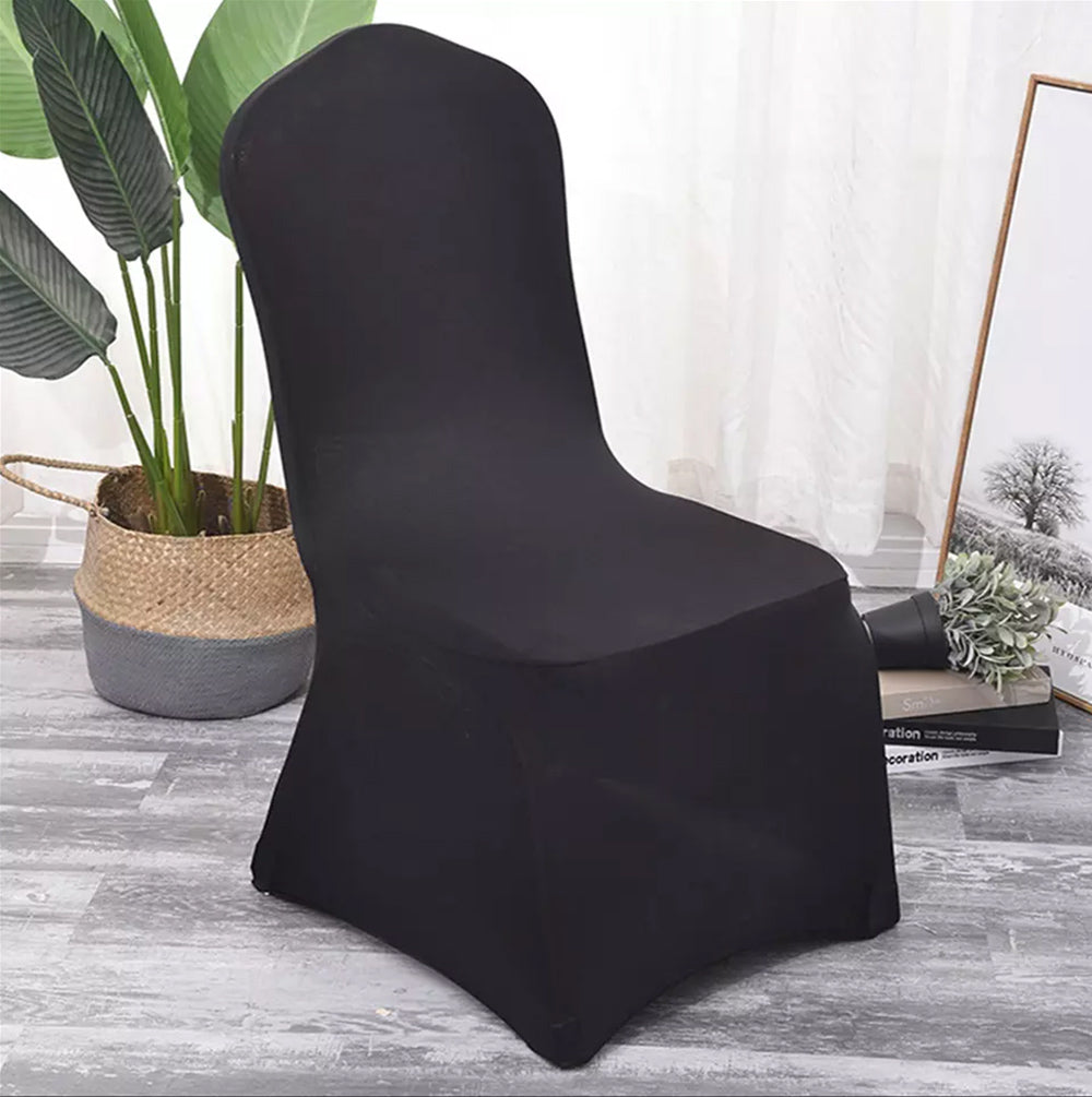 Černý potah na cateringovou židli GreenBlue, 88 x 50 x 45 cm, spandex, GB373, 4 ks