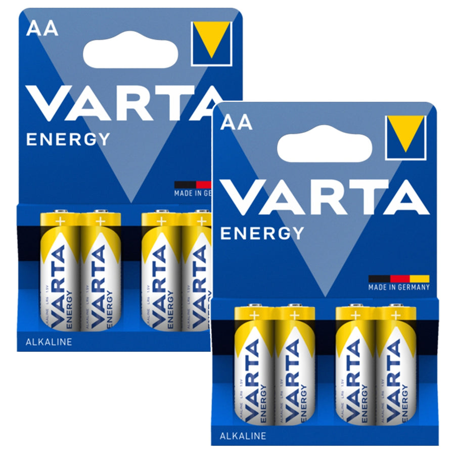 8 ks baterií R-06 LR06 AA 1,5 V Varta Energy (alkalické)