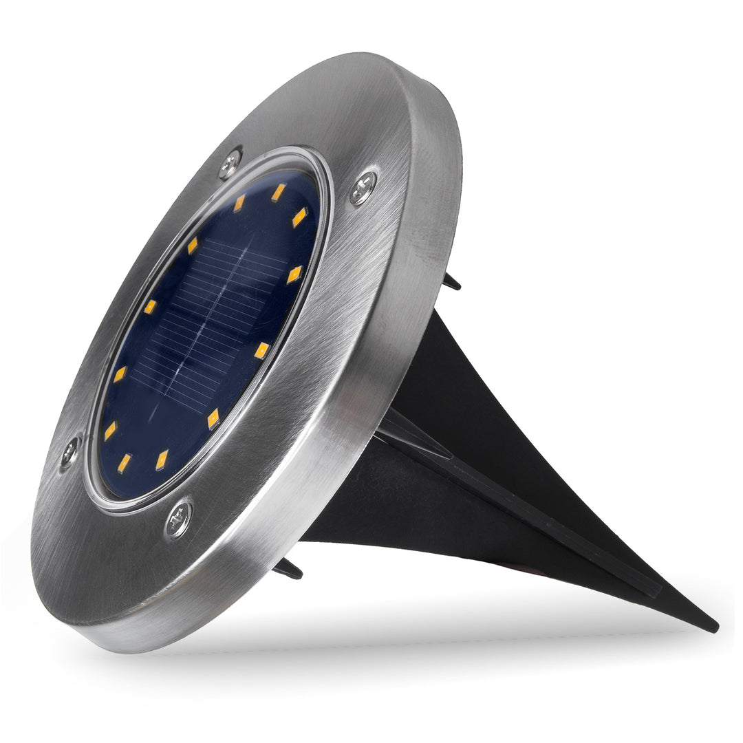 Solární LED zahradní světlo Maclean IP44, 12 LED SMD, 4000 K, Ni-MH 600 mAh, 0,7 W, MCE318, 4 ks