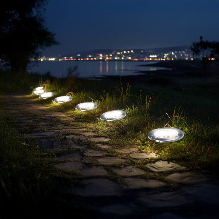 Solární LED zahradní světlo Maclean IP44, 12 LED SMD, 4000 K, Ni-MH 600 mAh, 0,7 W, MCE318, 4 ks