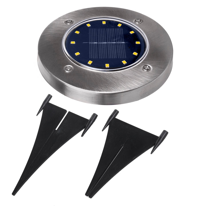 Solární LED zahradní světlo Maclean IP44, 12 LED SMD, 4000 K, Ni-MH 600 mAh, 0,7 W, MCE318, 4 ks