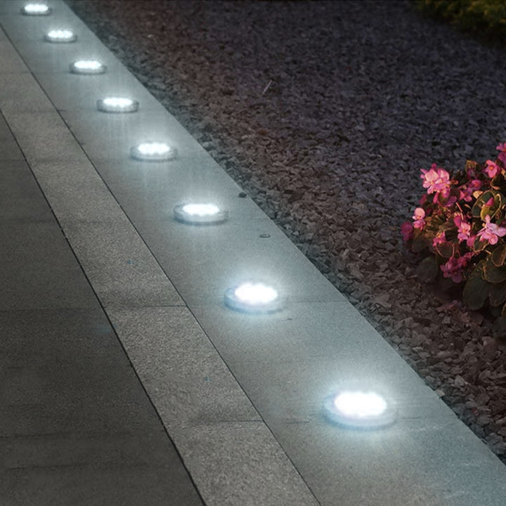 Solární LED zahradní světlo Maclean IP44, 12 LED SMD, 4000 K, Ni-MH 600 mAh, 0,7 W, MCE318, 4 ks