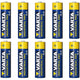 10 ks alkalických baterií R-06 LR6 AA 1,5 V Varta Industrial 4006