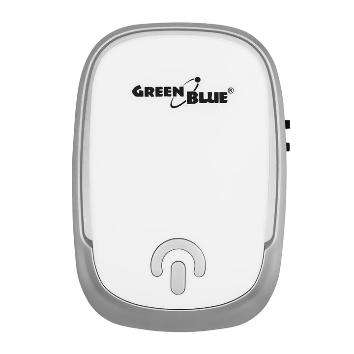 Bezdrátový zvonek GreenBlue, 38 melodií, 90 dB, bílý, dosah až 200 m, GB404 W