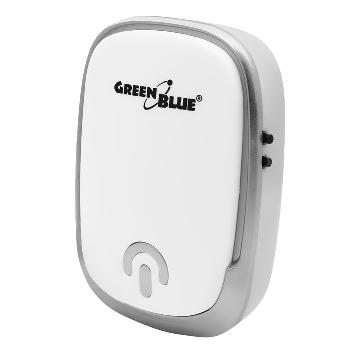 Bezdrátový zvonek GreenBlue, 38 melodií, 90 dB, bílý, dosah až 200 m, GB404 W
