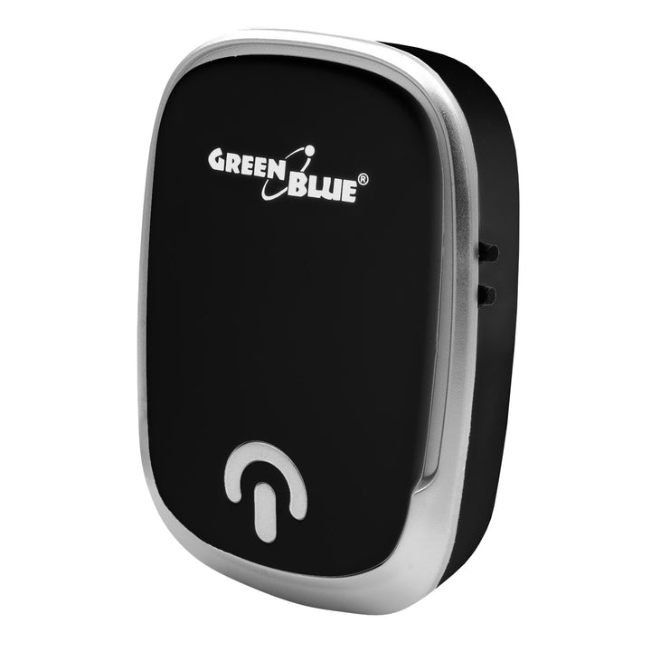 Bezdrátový zvonek GreenBlue, 38 melodií, 90 dB, černý, dosah až 200 m, GB404 B