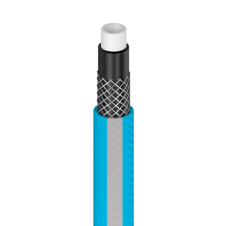 Vozík na hadici Cellfast Aluplus 1/2" 60 m + zahradní hadice Cellfast IDEAL 1/2" 30 m + sada s přímým rozstřikovačem Cellfast Basic 1/2"