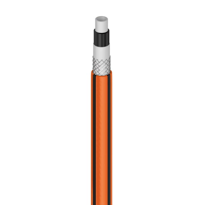 Vozík na hadici Cellfast Aluplus 1/2" 60 m + zahradní hadice Cellfast, PROFESSIONAL 1/2" 50 m + sada s přímým rozstřikovačem Cellfast Basic 1/2"