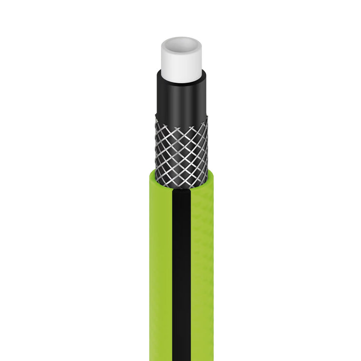 Zahradní hadice Cellfast Quattro 1/2" 25 m + držák na hadici Cellfast (šedý) + sada s přímým rozstřikovačem Cellfast Basic 1/2"