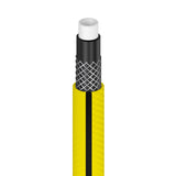 Zahradní hadice Cellfast 4YELLOW 1/2" 30 m + držák na hadici Cellfast šedý + sada s přímým rozstřikovačem Cellfast Basic 1/2"
