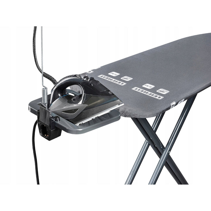 Žehlící prkno Leifheit Air Board M Black Plus, odráží teplo a páru, nastavení výšky, 72485