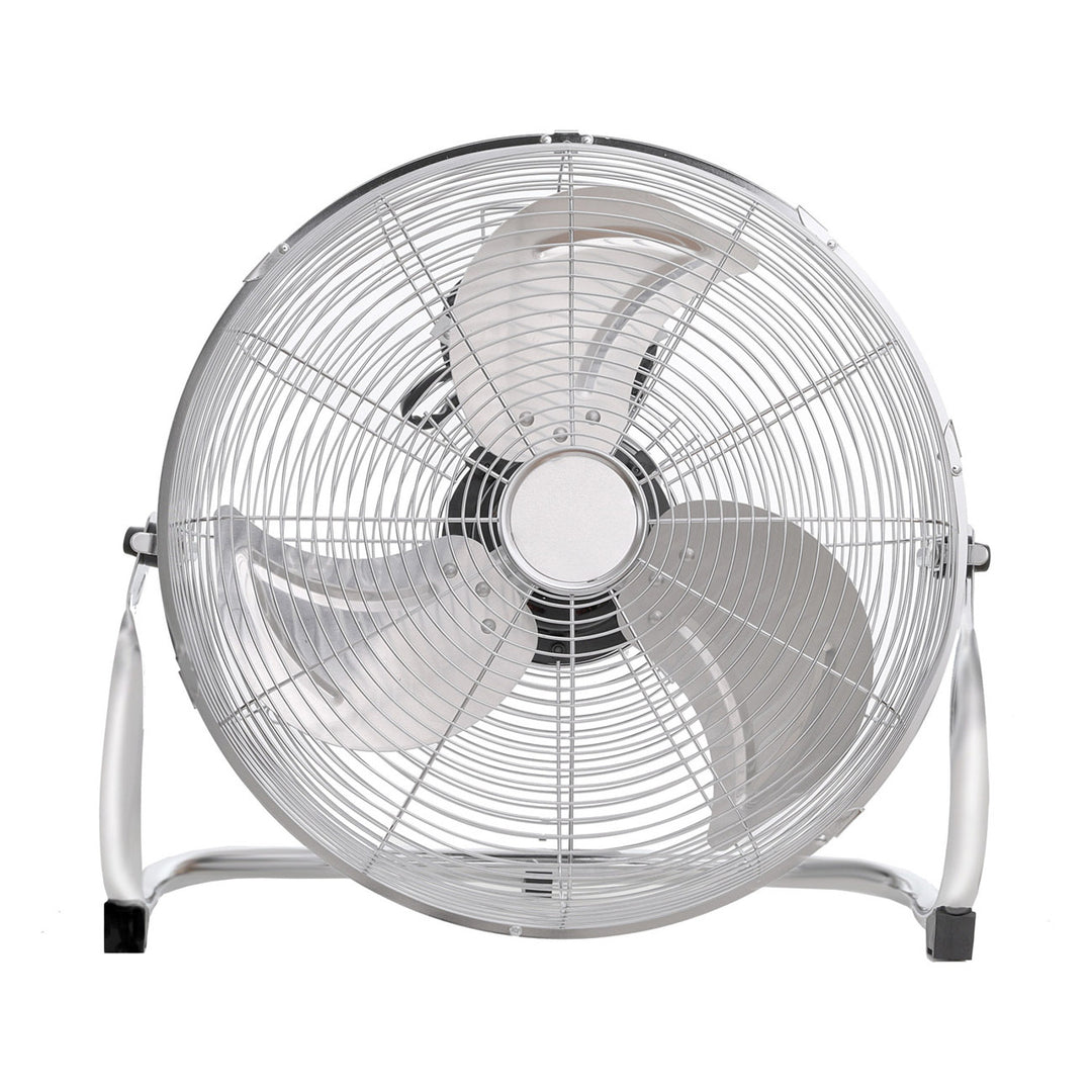 Podlahový ventilátor HanksAir, výkon 80 W, 3 stupně výkonu, vyrobený z chromované oceli, průměr 40 cm, délka kabelu 1,5 m, W021