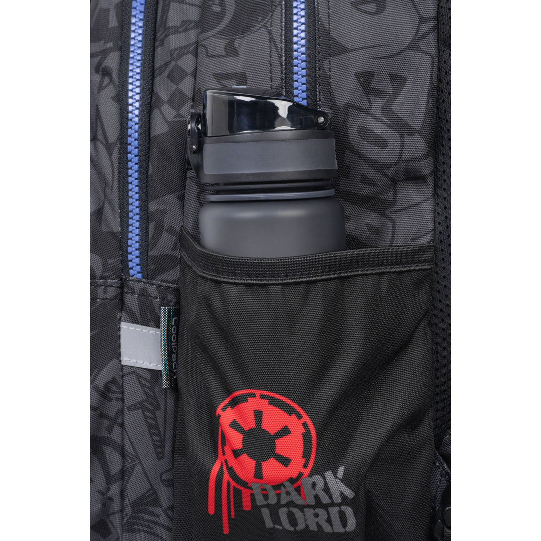 Školní sada Star Wars Coolpack, batoh Jerry (15") se třemi přihrádkami, tvarovanými zády a nastavitelnými ramenními popruhy a penál Jumper 3 s příslušenstvím