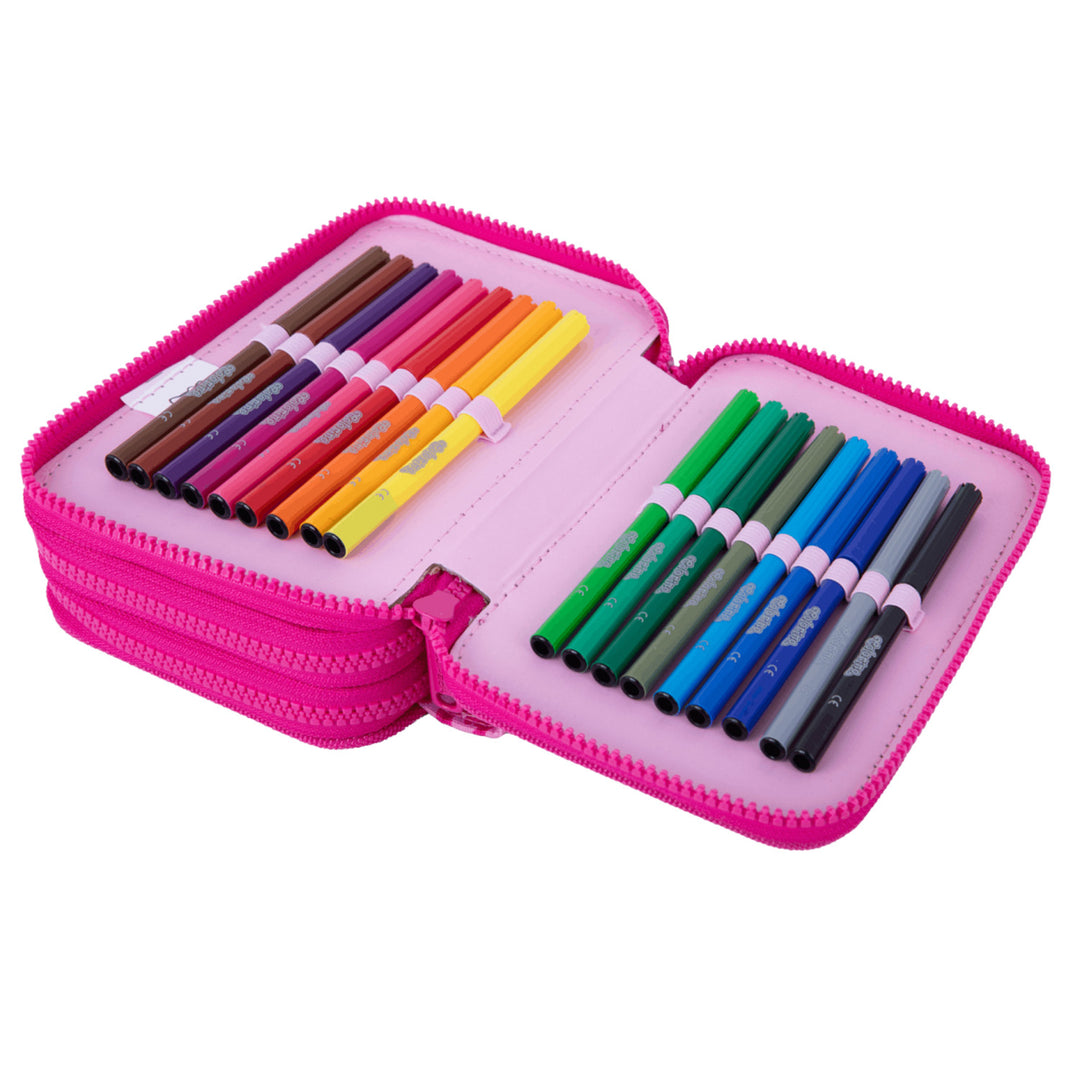Školní sada Hello Kitty Coolpack, batoh Jerry se třemi přihrádkami (15"), penál Jumper 3 s vybavením a sportovní taška na boty