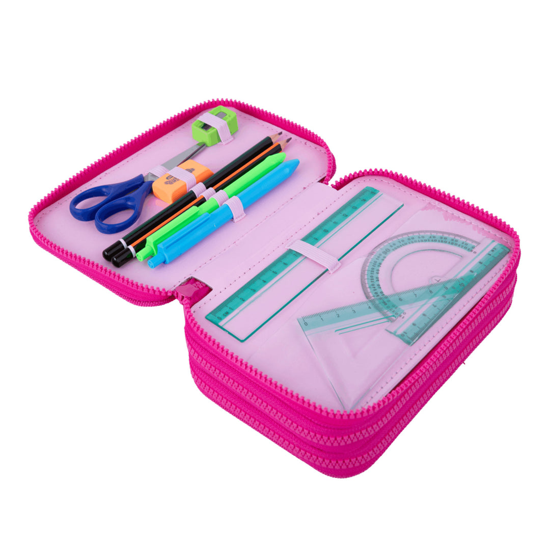 Školní sada Hello Kitty Coolpack, batoh Jerry se třemi přihrádkami (15"), penál Jumper 3 s vybavením a sportovní taška na boty