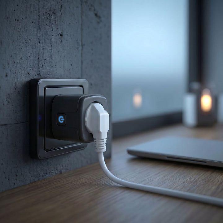 Dálkově ovládaná WiFi zásuvka GreenBlue, Android/iOS/Alexa/Google Home, časovač, wattmetr, max. 16 A/3840 W, GB735 B, 2 ks