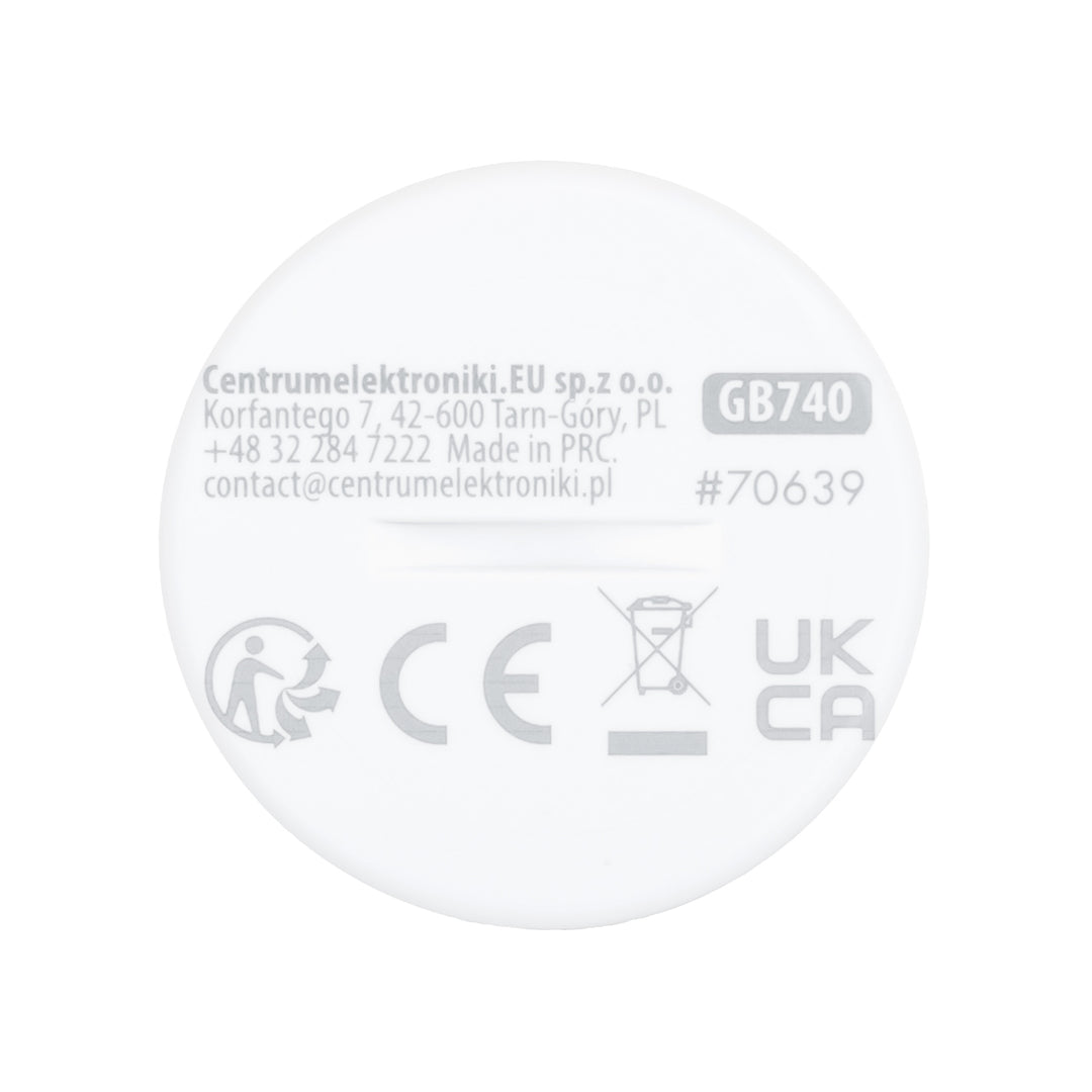 Bezdrátový pohybový senzor Zigbee Tuya GreenBlue, Android/iOS, CR2450 DC 3,0 V, úhel detekce 120° / do 8 m, GB740, 2 ks