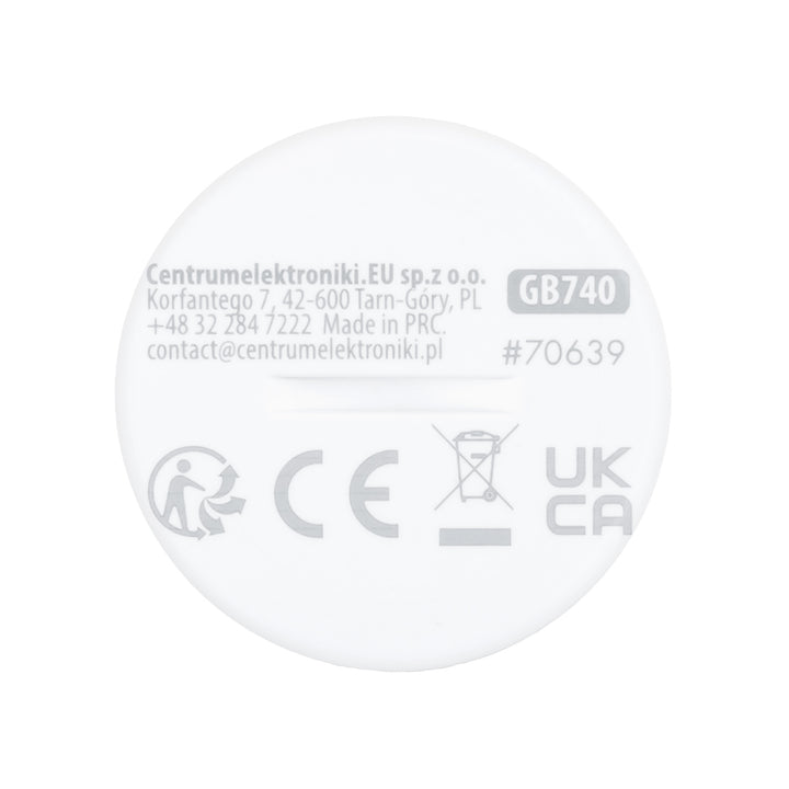 Bezdrátový pohybový senzor Zigbee Tuya GreenBlue, Android/iOS, CR2450 DC 3,0 V, úhel detekce 120° / do 8 m, GB740, 2 ks