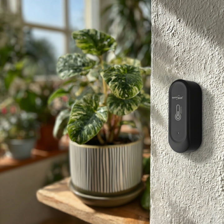 Venkovní WiFi senzor teploty a vlhkosti GreenBlue, Android/iOS, 3,0 V DC, LR03x2, IP65, GB741, 2 kusy