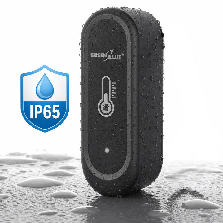 Venkovní WiFi senzor teploty a vlhkosti GreenBlue, Android/iOS, 3,0 V DC, LR03x2, IP65, GB741, 2 kusy