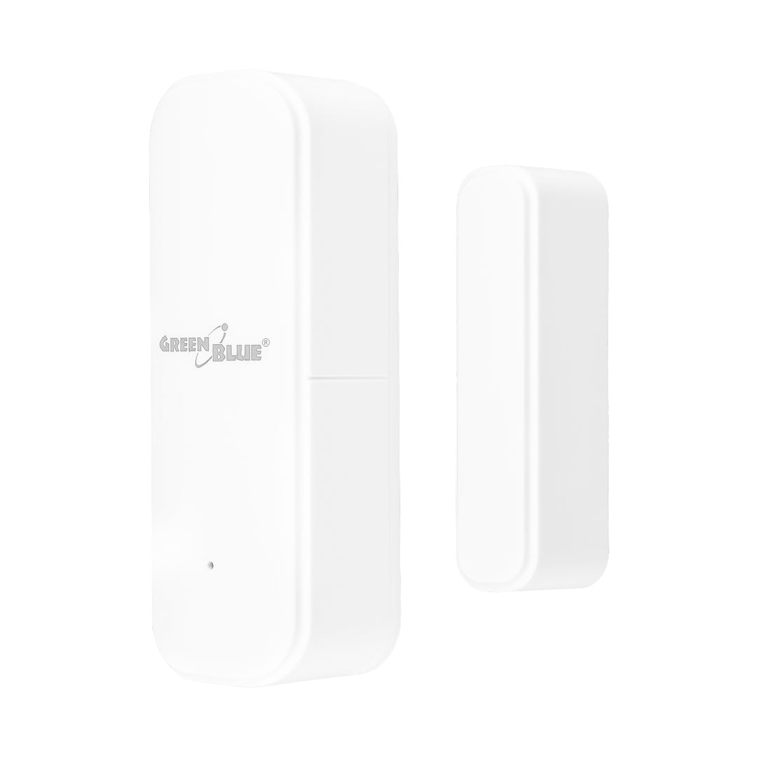 Bezdrátový kontakt / WiFi snímač otevření GreenBlue, Android/iOS, pro dveře / okna, 3,0 V DC, LR03x2, GB479 W, 2 sady