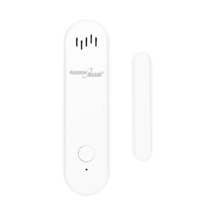 Bezdrátový kontakt / WiFi snímač otevření GreenBlue, Android/iOS, pro dveře / okna, 3,0 V DC, LR03x2, s alarmem, GB478, 2 sady