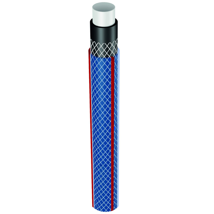 Vozík na zahradní hadici 1/2" 45 m + zahradní hadice Vartco Light Blue 1/2" 30 m Agaplast