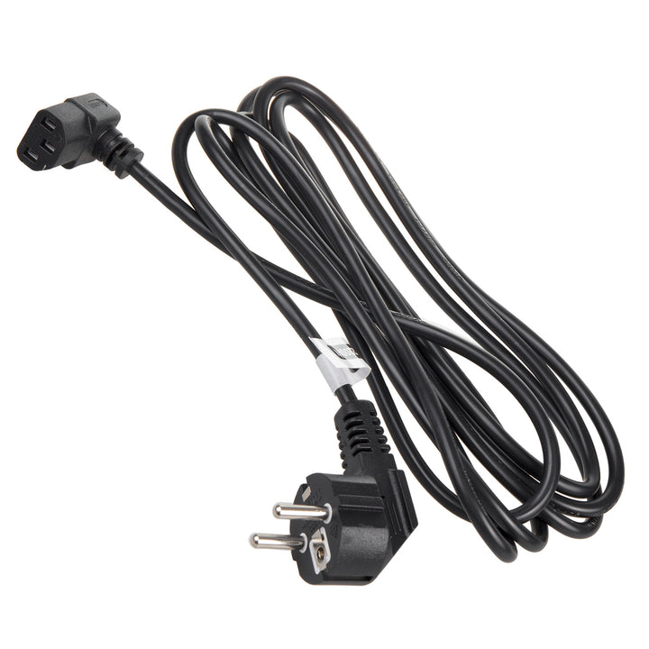 Napájecí kabel Maclean, úhlový, 3 piny, zástrčka EU, 3 m, MCTV-854, 3 kusy
