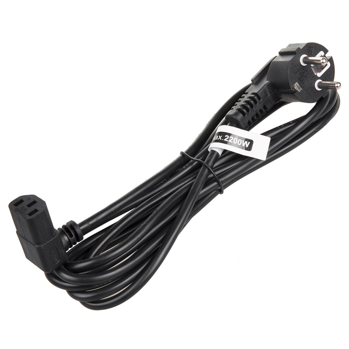 Napájecí kabel Maclean, úhlový, 3 piny, zástrčka EU, 1,5 m, MCTV-851, 3 kusy