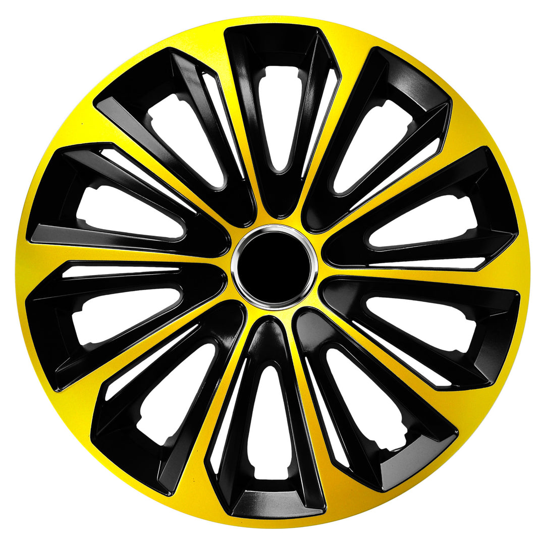 Univerzální kryt kola 16'' NRM Extra Strong, zlatý a černý, 1 kus